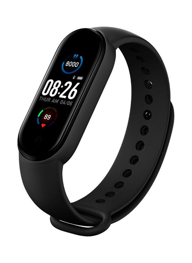 M5 Intelligence Heart Rate Blood-Pressure Detector Waterproof Fitness Wristband Black