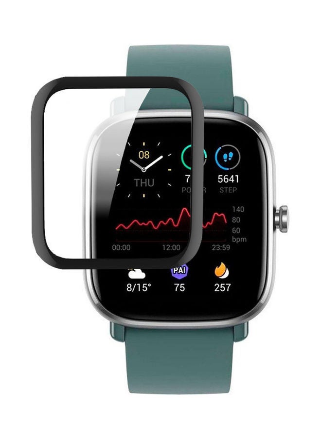 Curved Screen Protector For Amazfit GTS 2 Mini Clear/Black