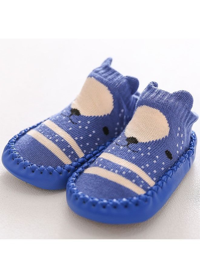 One Pair Of Cute Cartoon Baby Socks With Anti Slip Sole