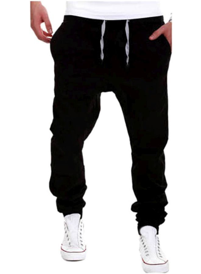 Casual Baggy Trousers Black