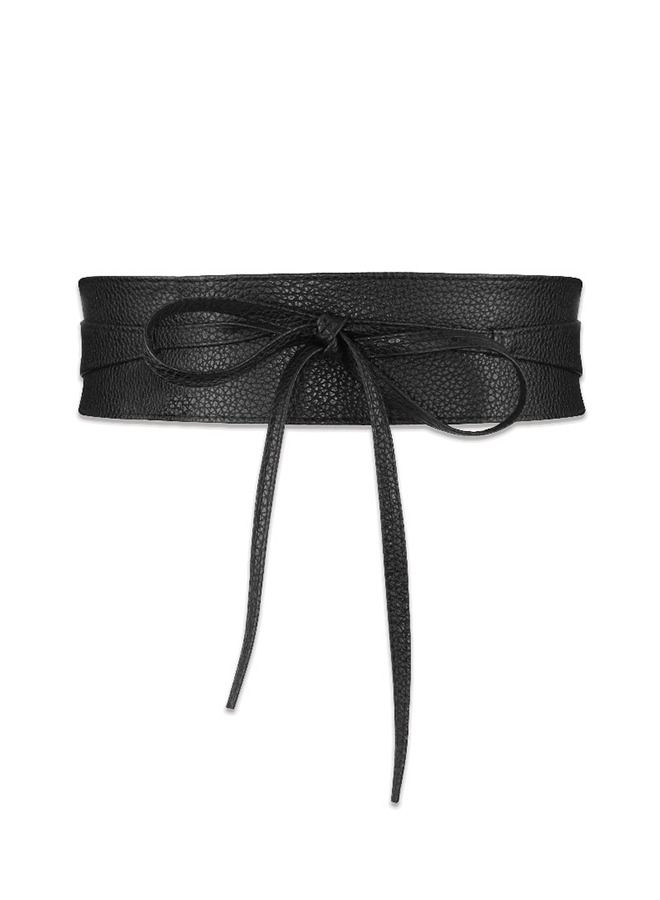 Fashionable Bowknot Belt Black