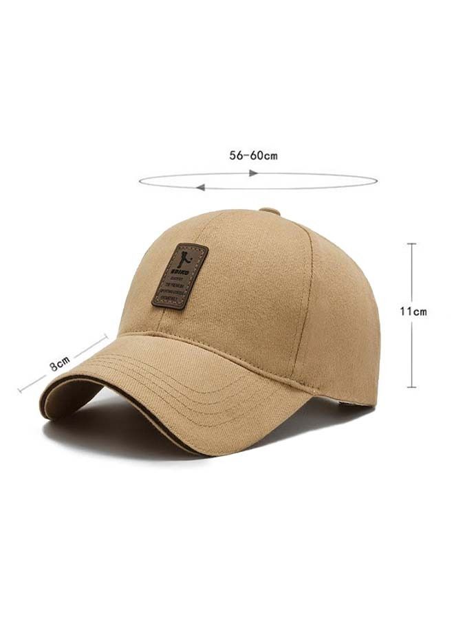 Baseball Snapback Cap Beige