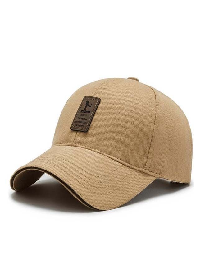 Baseball Snapback Cap Beige