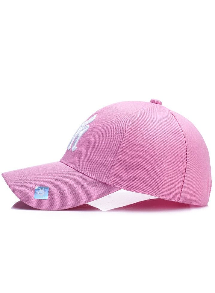 NY Embroidery Hip Hop Snapback Cap Pink