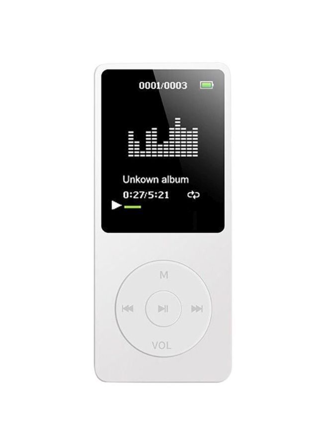 Portable MP3 Music Player H310-W White/Black