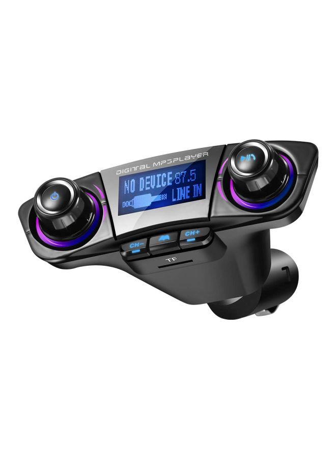 Car Bluetooth FM Transmitter MP3 Player YChoice365 Black/Grey