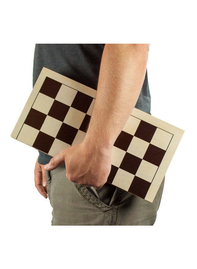33-Piece Wooden Folding Chess Game GGAM-101 14inch