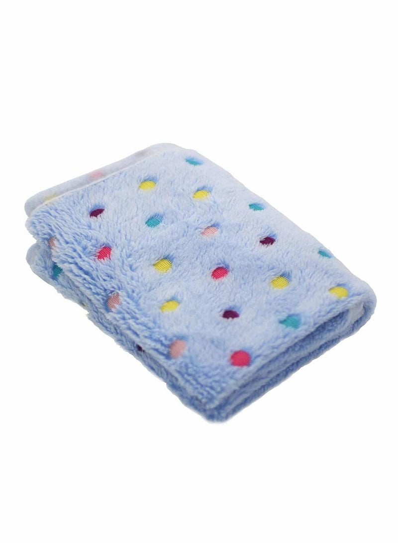 Dog Blankets, Super Soft Blankets Cute Dot Pattern, Pet Blanket Flannel, Fluffy Cozy for Puppy Dogs or Cats, Small (23