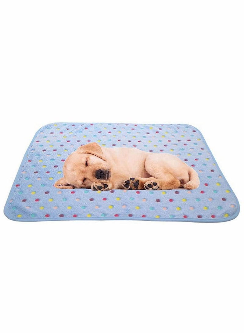 Dog Blankets, Super Soft Blankets Cute Dot Pattern, Pet Blanket Flannel, Fluffy Cozy for Puppy Dogs or Cats, Small (23