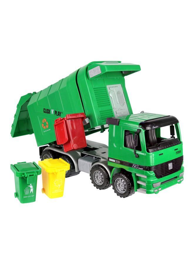 Click N Play Friction Powered Garbage Truck Toy CNP0301