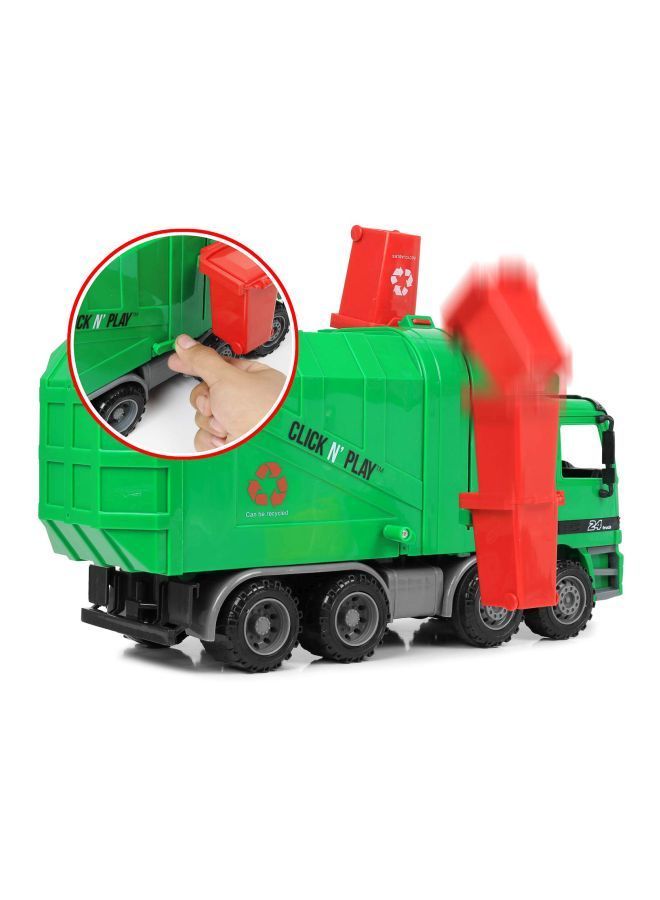 Click N Play Friction Powered Garbage Truck Toy CNP0301