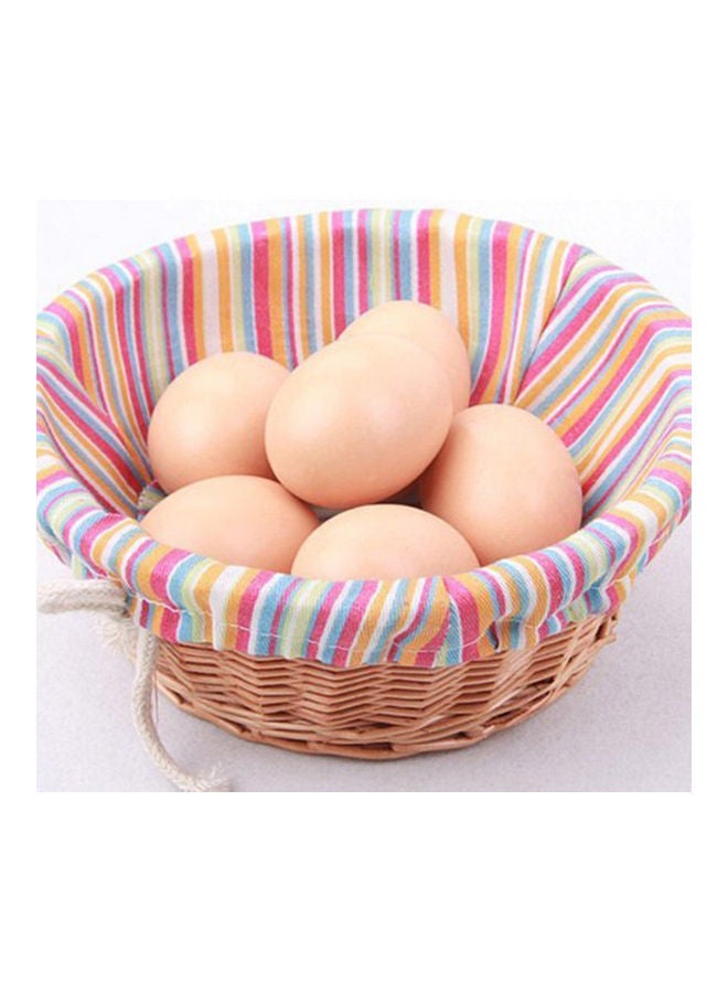 6-Piece Simulation Artificial Egg Pretend Play Toy