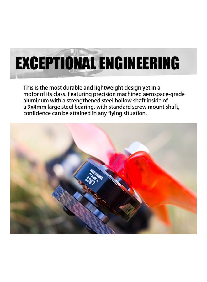 ECO-2207 Brushless Motor 7 x 3.5 x 4cm