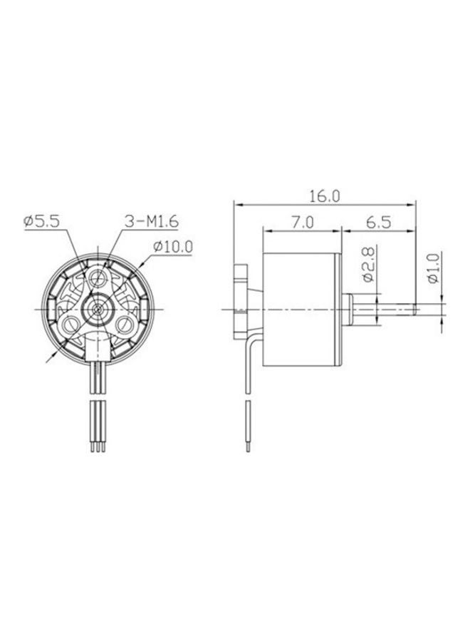 Brushless Motor For Micro FPV Racing Drone 0705 15000KV 6x3x5cm