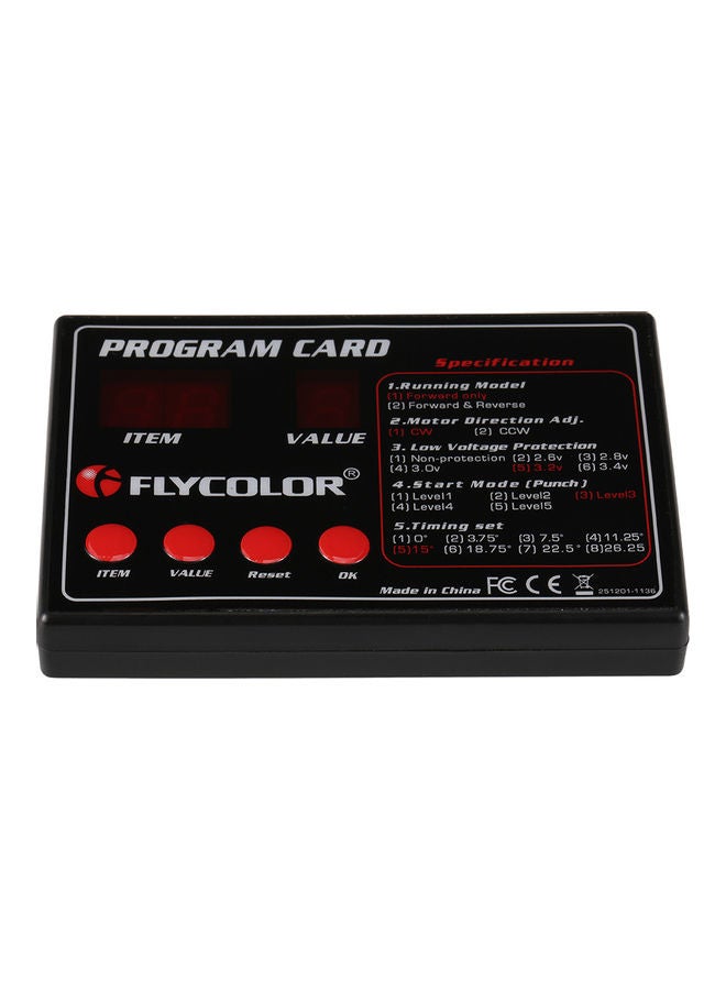 Programing Card for RC Boats ESC 10 x 2 x 7cm