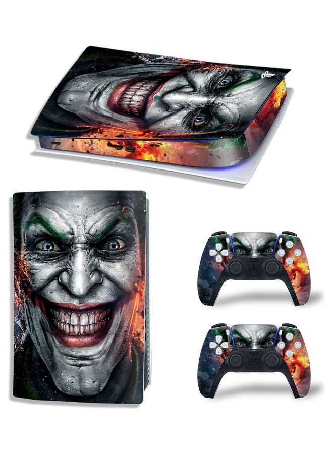 Printed Gaming Console and Controller Sticker Set For PS5 Digital Edition