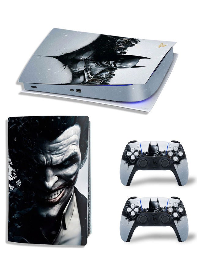 Printed Gaming Console and Controller Sticker Set For PS5 Digital Edition
