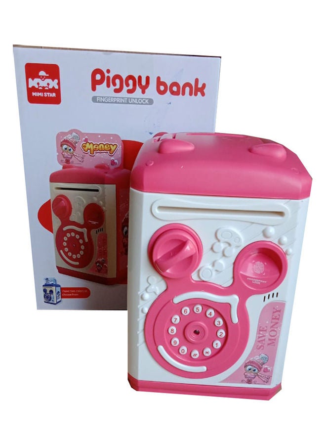 Piggy Saving Money Bank With Fingerprint And Password Unlock