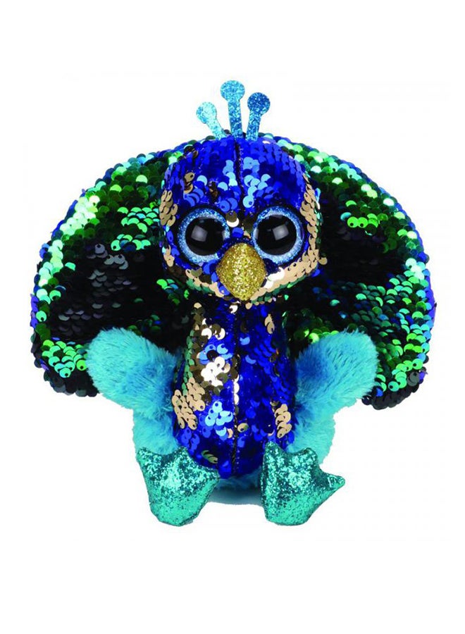 Flippable Peacock Tyson Plush Toy 9inch