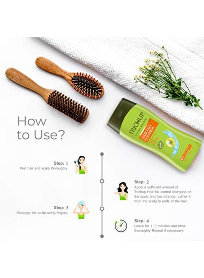 Hair Fall Control Herbal Hair Shampoo (200 Ml X 4) (Pack Of 4)