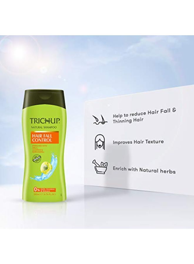 Hair Fall Control Herbal Hair Shampoo (200 Ml X 4) (Pack Of 4)