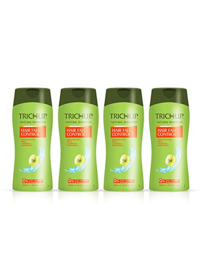 Hair Fall Control Herbal Hair Shampoo (200 Ml X 4) (Pack Of 4)