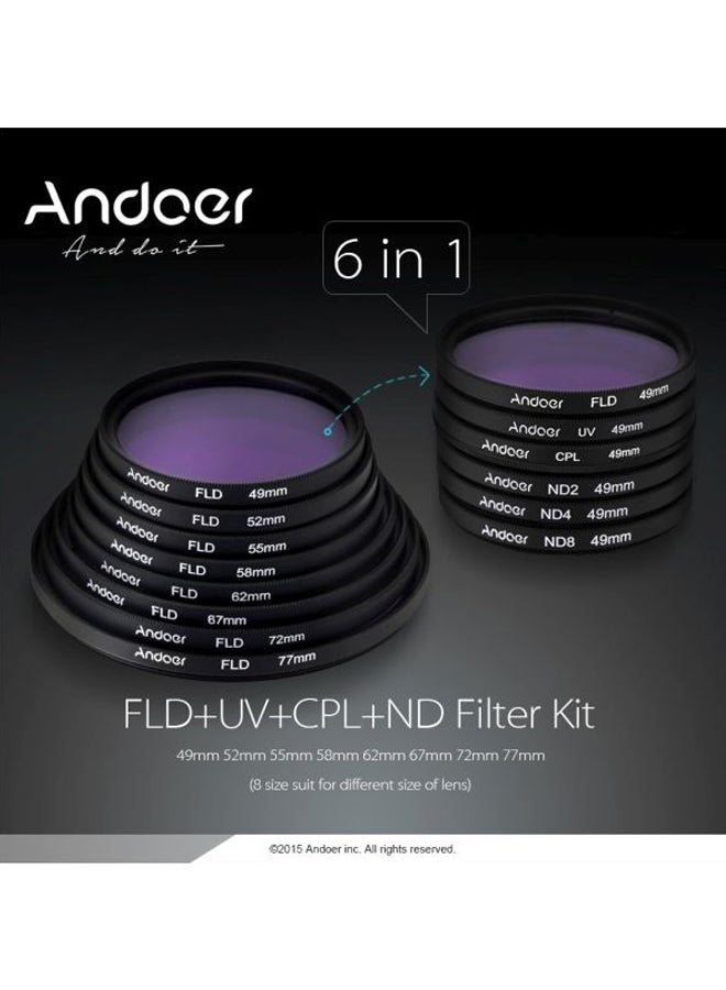 Neutral Density Lens Filter Black/Purple