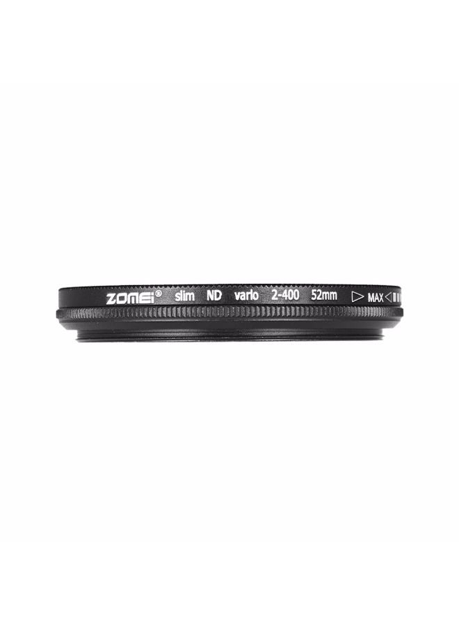 Ultra Slim Variable Fader ND2-400 Neutral Density Filter Black/Clear