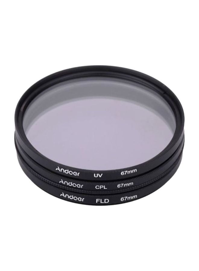 Circular Polarized Lens Filter Black/Clear