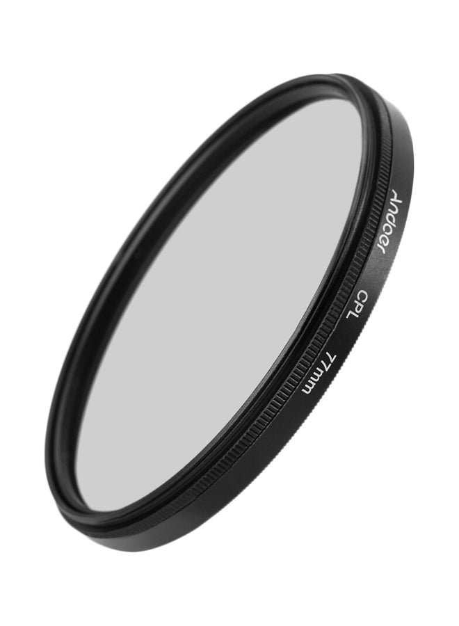 Circular Polarized Lens Filter 7.7cm Clear/Black