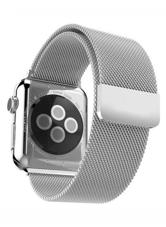 Smartwatch Band For Apple Watch 38 mm Silver