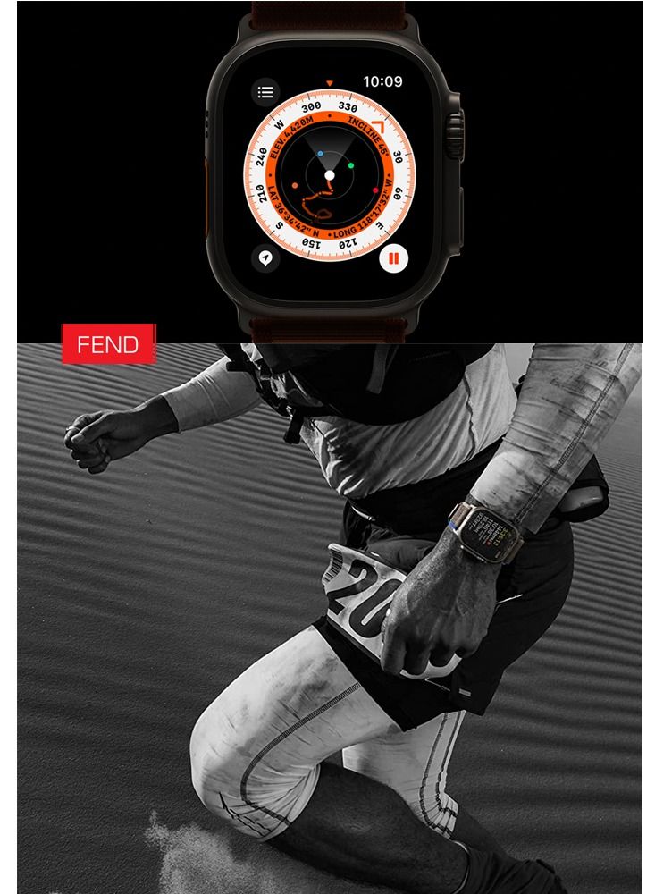 FD 66 HD Full Screen Smart Watch Ultra 49mm with Two Set Strap and Wireless Charger for Men's