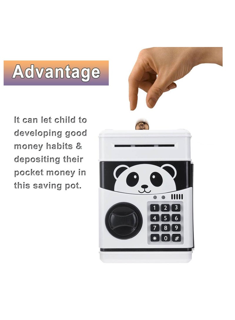 Kids Toy  Kids Panda Electronic  Bank ATM Password Money Box Cash Coins Saving Box