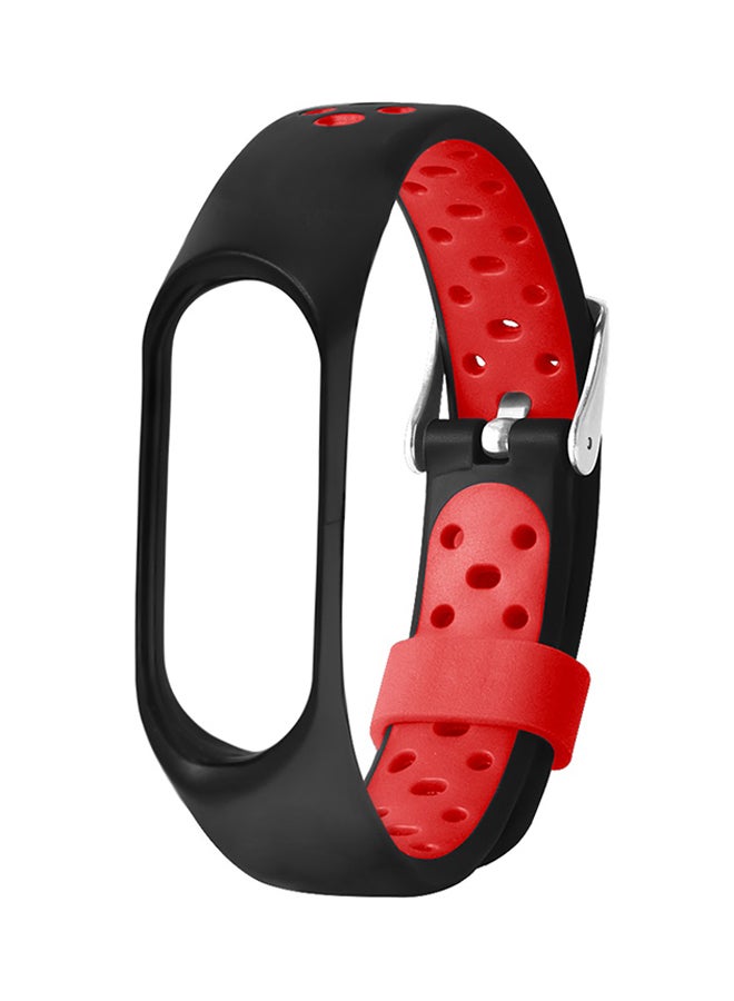 Silicon Replacement Band for XIAOMI MI Band 3 Black/Red Black/Red