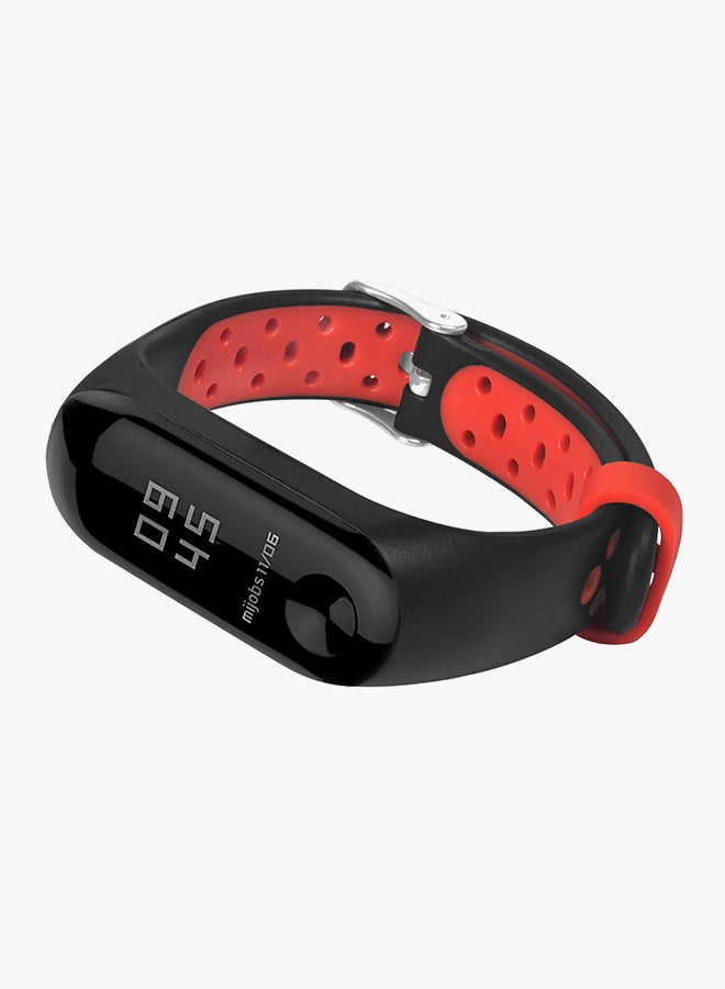 Silicon Replacement Band for XIAOMI MI Band 3 Black/Red Black/Red