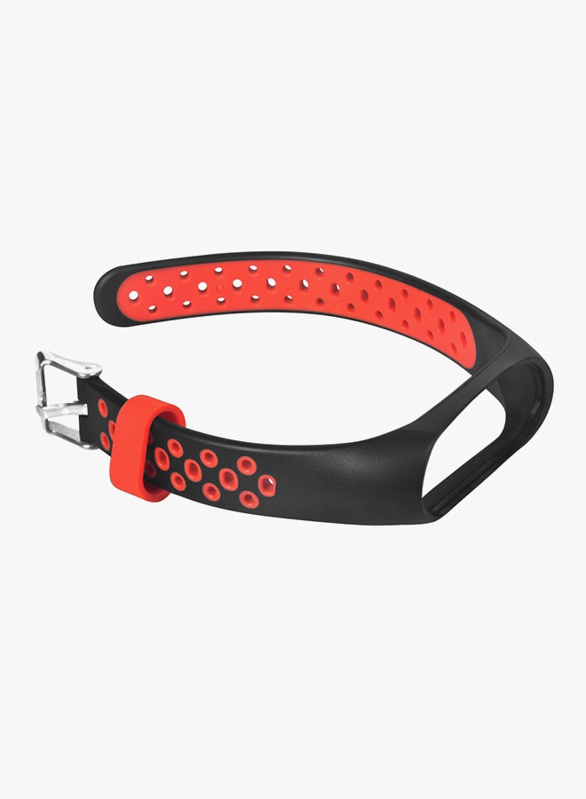 Silicon Replacement Band for XIAOMI MI Band 3 Black/Red Black/Red