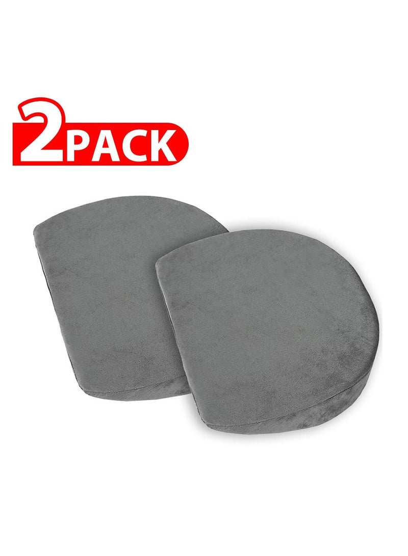 Pregnancy 2 Pack Pillow Wedge For Sleeping belly Support, Maternity Wedge Pillow Dark Grey