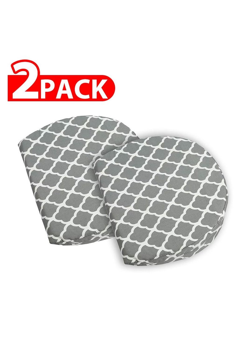 Pregnancy 2 Pack Pillow Wedge For Sleeping belly Support, Maternity Wedge Pillow Grey