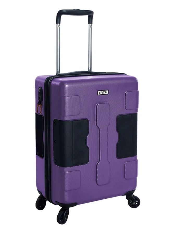 TACH V3 Connectable Hardcase Carry on Luggage Bag with TSA Lock and Water Bottle Holder 20 Inch Purple