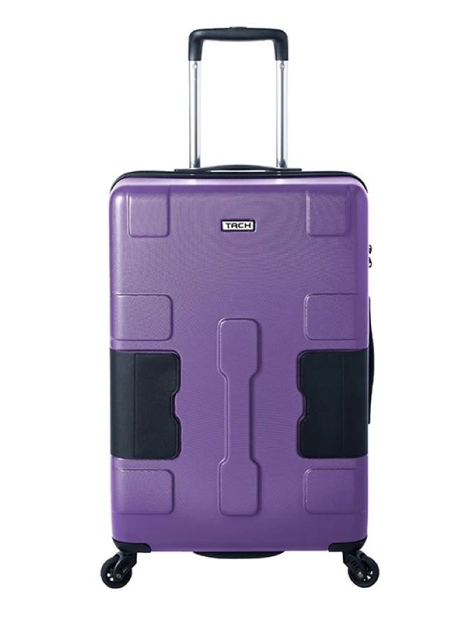 TACH V3 Connectable Hardcase Carry on Luggage Bag with TSA Lock and Water Bottle Holder 20 Inch Purple