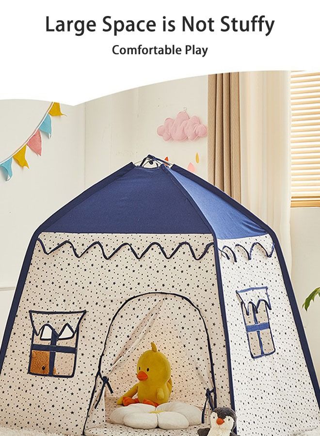 Children Tent Indoor Outdoor Game Garden Tipi Princess Castle Folding Cubby Toys Tents Enfant Room House Teepee Play House Toy