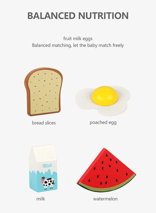 Children Wooden Pretend Play Simulation Toy Bread Toaster Kitchen Toys For Kids