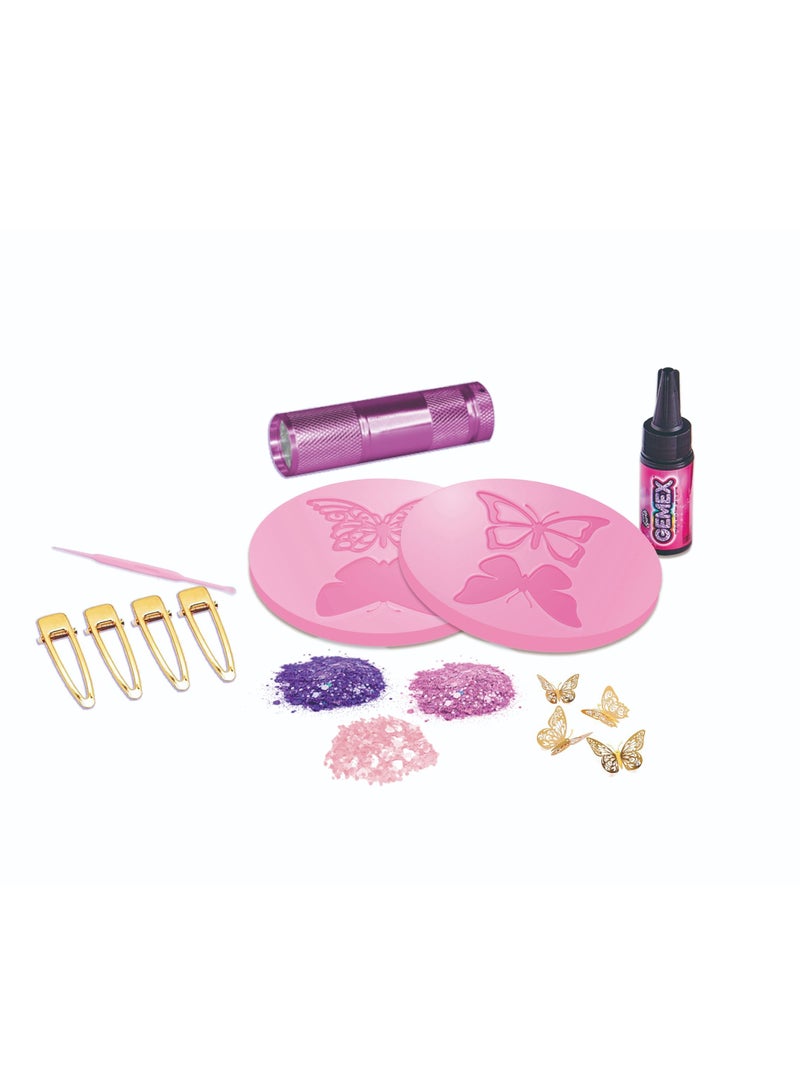 Gemex Butterfly Barrette Set