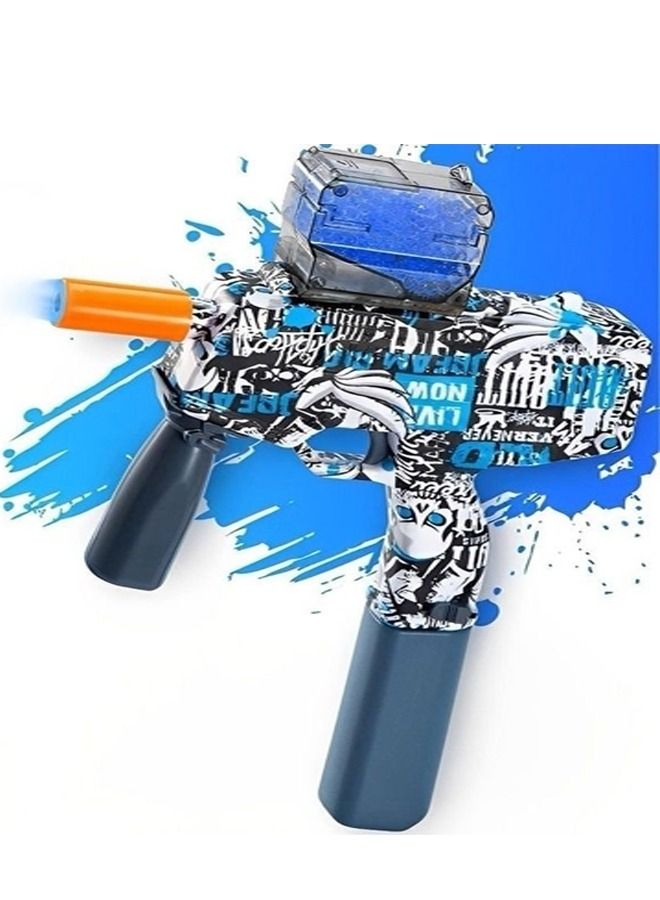 MP9 Shape Electric Automatic Hydrogel Balls Toy Gun with Safety Goggles and 5000 Gel Balls for Outdoor Activity