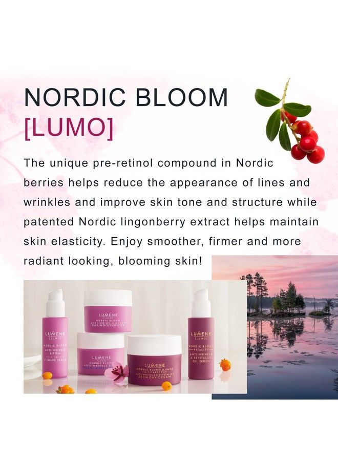 Nordic Bloom Anti Wrinkle & Firm Moisturizing Vshape Face Serum Radiant Skin Lightweight Firming + Resurfacing Pre Retinol Serum Complex For Fine Lines And Wrinkles (30Ml)