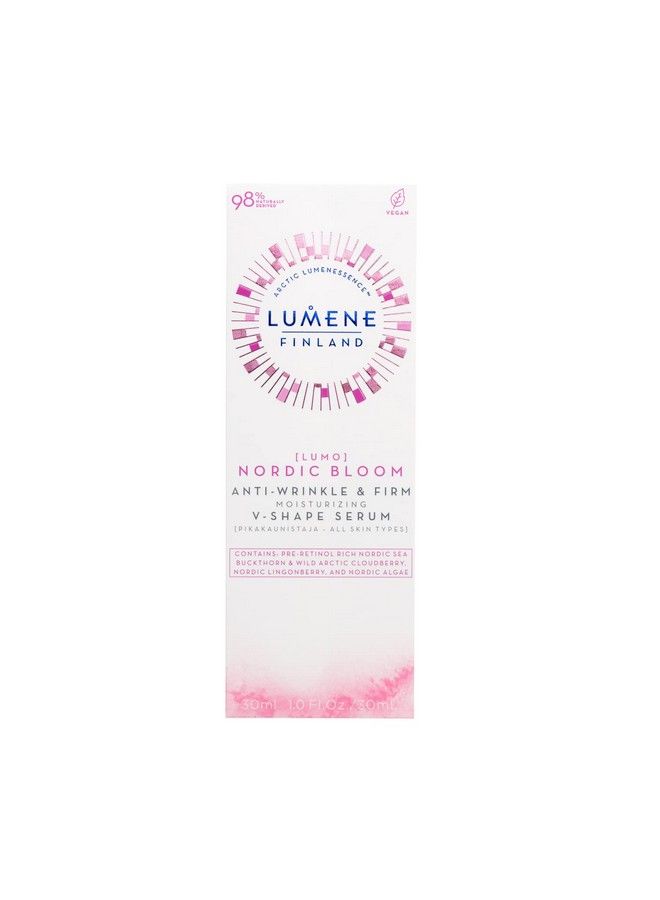 Nordic Bloom Anti Wrinkle & Firm Moisturizing Vshape Face Serum Radiant Skin Lightweight Firming + Resurfacing Pre Retinol Serum Complex For Fine Lines And Wrinkles (30Ml)