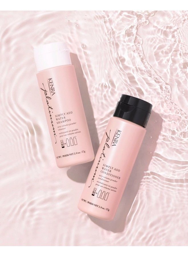 Kenra Platinum Simply Add Water Shampoo | Airy Volume Powder Cleanser | 2 Oz.