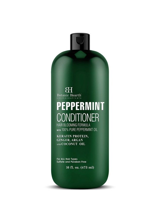 Peppermint Hair Conditioner Hair Conditioner For Dry Damaged And Color Treated Hair Volumizing Conditioner For Fine And Thin Hair Paraben & Sulfate Free Men & Women 16 Fl Oz