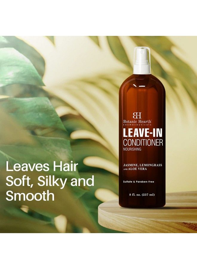 Leave In Conditioner Spray Hair Treatment Product Strengthens Dry Damaged Chemically Treated Hair Adds Volume And Manageability Leaves Hair Soft And Smooth 8 Fl Oz