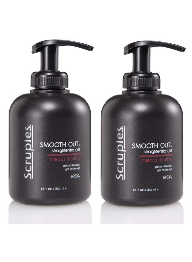 Smooth Out Hair Straightening Gel (8.5Oz) Antifrizz Hair Balm For Men & Women Conditioning & Smoothening Cream Controls Curls Suitable For All Hair Types Pack Of 2